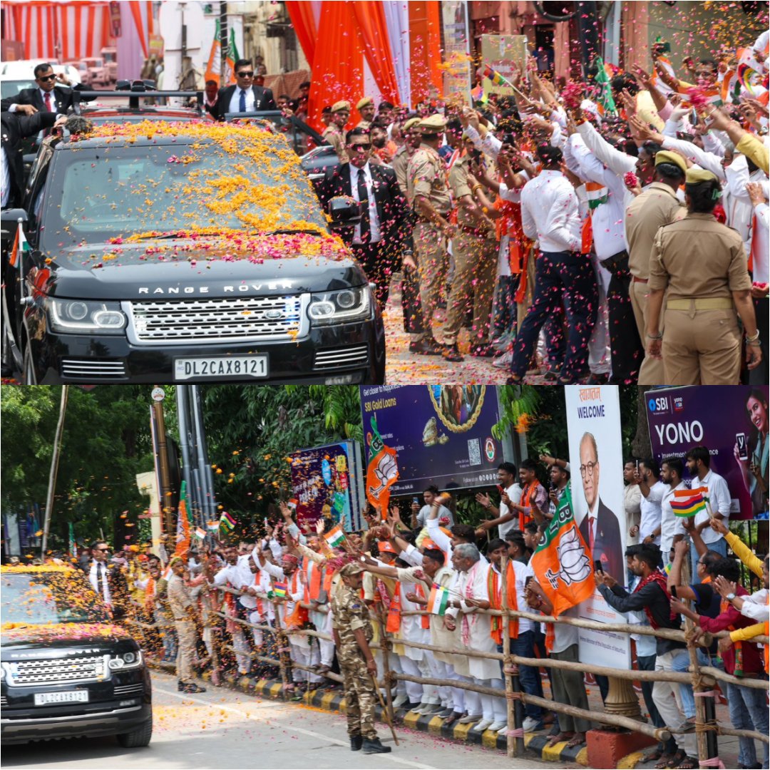DDBanglaNews's tweet photo. রাস্তায় হাজার হাজার জনতা #PMNarendraModi--কে পুষ্পবৃষ্টির মাধ্যমে স্লোগান সহকারে উল্লাসের মধ্যে দিয়ে স্বাগত জানায়
#PMModi #PrimeMinisterNarendraModi #PrimeMinisterofIndia #NarendraModi #PMModiInVaranasi #PMModiInKashi https://t.co/PFFYdQlU0v