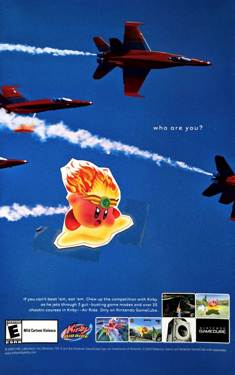 Kirby Air Ride / Print ad / Nintendo / 2003