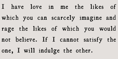 ponilemova's tweet photo. "If you are not to award me love, then I will indulge in rage. And mine is infinite."

GDT's Frankenstein and Mark Shelley's Frankenstein. https://t.co/1I9Q3sn5rK