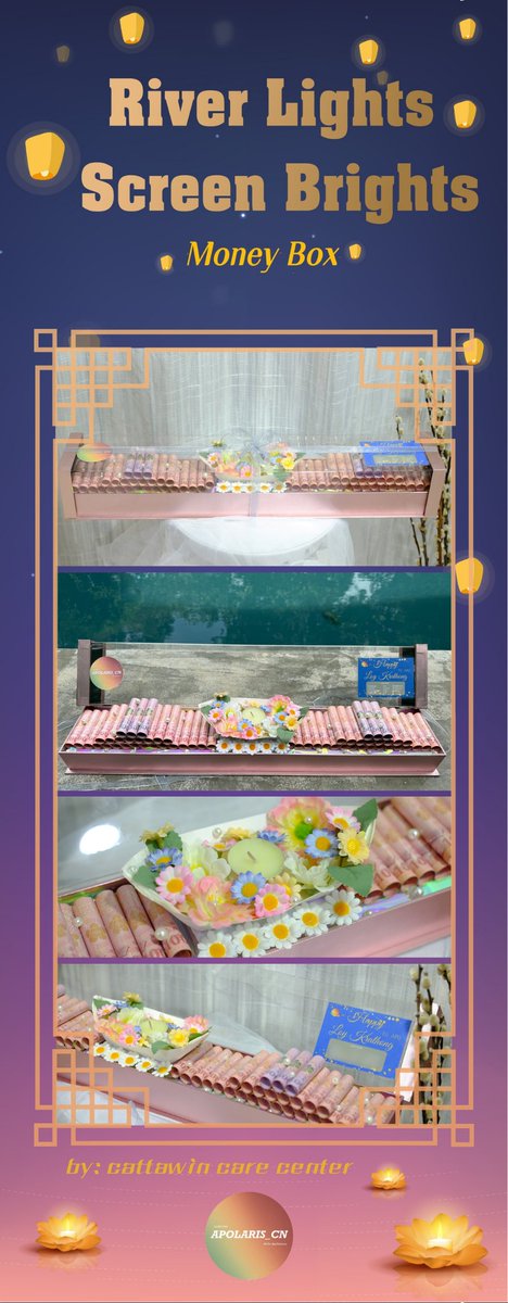🎉All For Apo Nattawin - Lights Reflect Stars,New Story Unfold 🎉

🎁 Part -- 🎁Money Box💰🎁

✨Our regards, like autumn streams reflecting lantern light,
✨Flow softly yet brighten the long night🪔
✨May every path you tread lead to wishes fulfilled,
✨With light to guide your