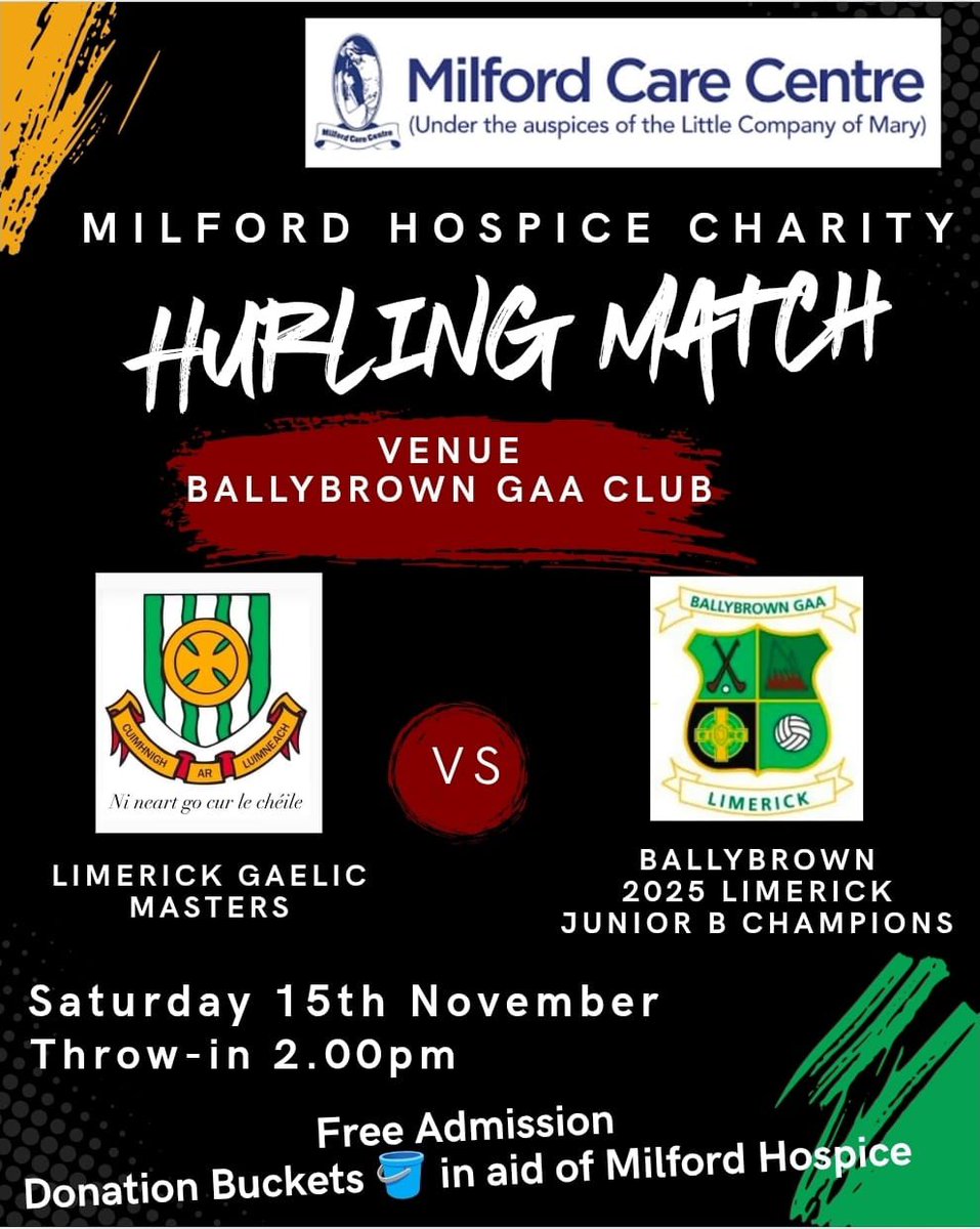 A very worthy cause so it would be great to get a big crowd on the day