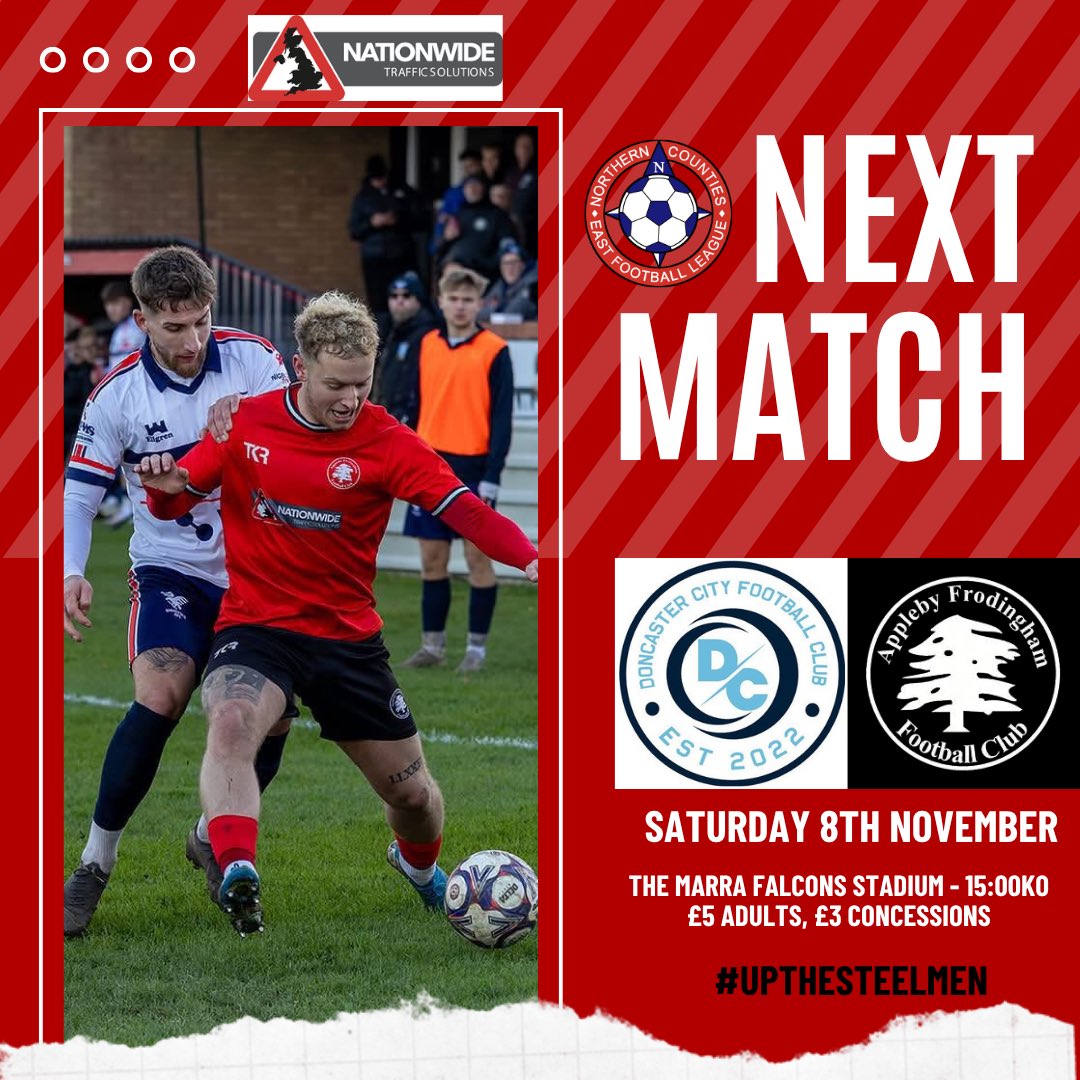 AppFrodFc's tweet image. 𝐌𝐀𝐓𝐂𝐇𝐃𝐀𝐘 👏

We are on the road again as we travel to Doncaster City. 

UTS 🔴⚫️