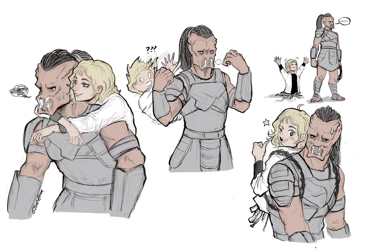 Can’t stop thinking about them🥺💚

#PredatorBadlands