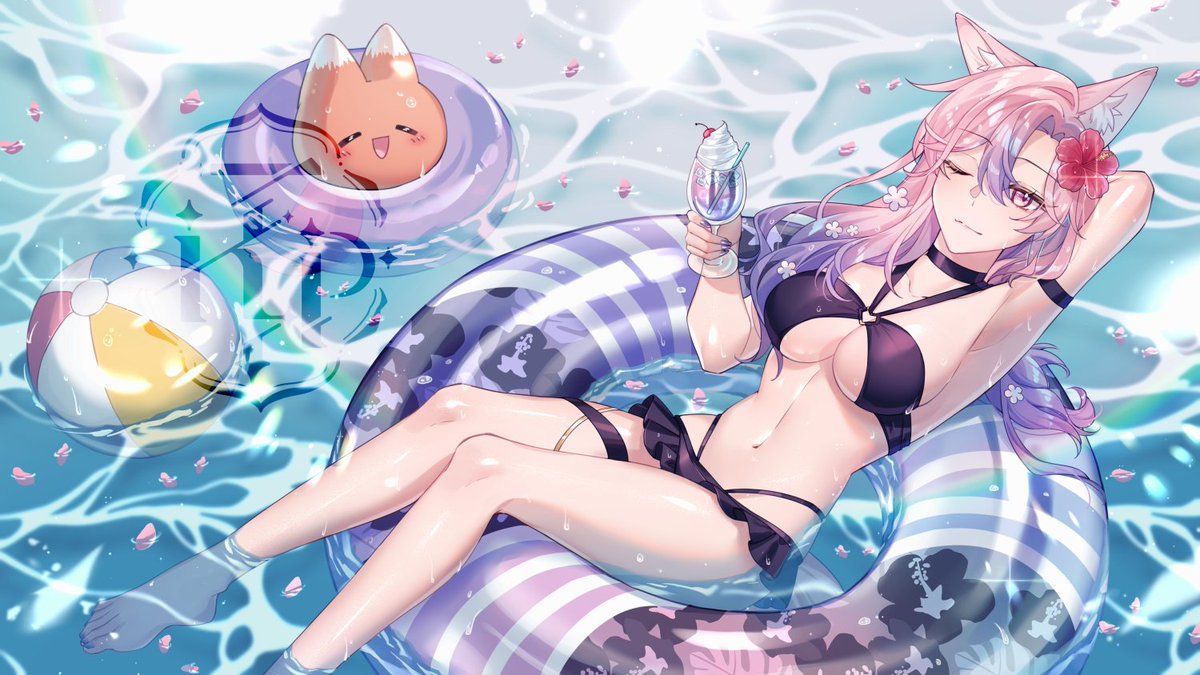 負責了雷卡莉塔(#Rekarita0820)的2025生日圖☀️👙
終於是想起來要補發一下w