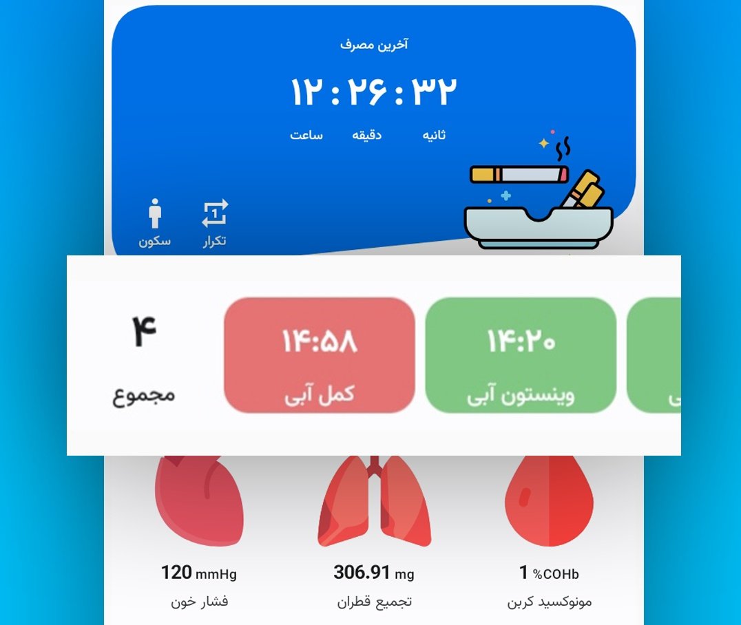 sadeqam_ir's tweet photo. برنامه ترک تدریجی سیگار نیکومتر، کمک تون می‌کنه کم کم سیگار رو ترک کنید یا اینکه مصرف تون رو مدیریت کنید https://t.co/taayi8yOGh