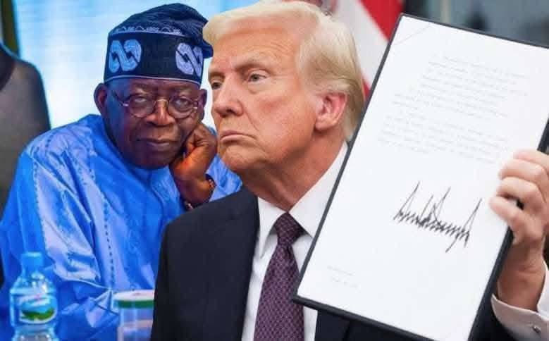 agnes_nwanneka's tweet image. Breaking News: 
U.S. President Donald Trump has dropped another explosive statement to The Nigeria’s current president, Bola Ahmed Tinubu.

Trump: “Tinubu Was the One Who Reported Christian Killings in 2014 — I’ve Just Approved His Own Petition!”  “Tinubu Asked the White House to…