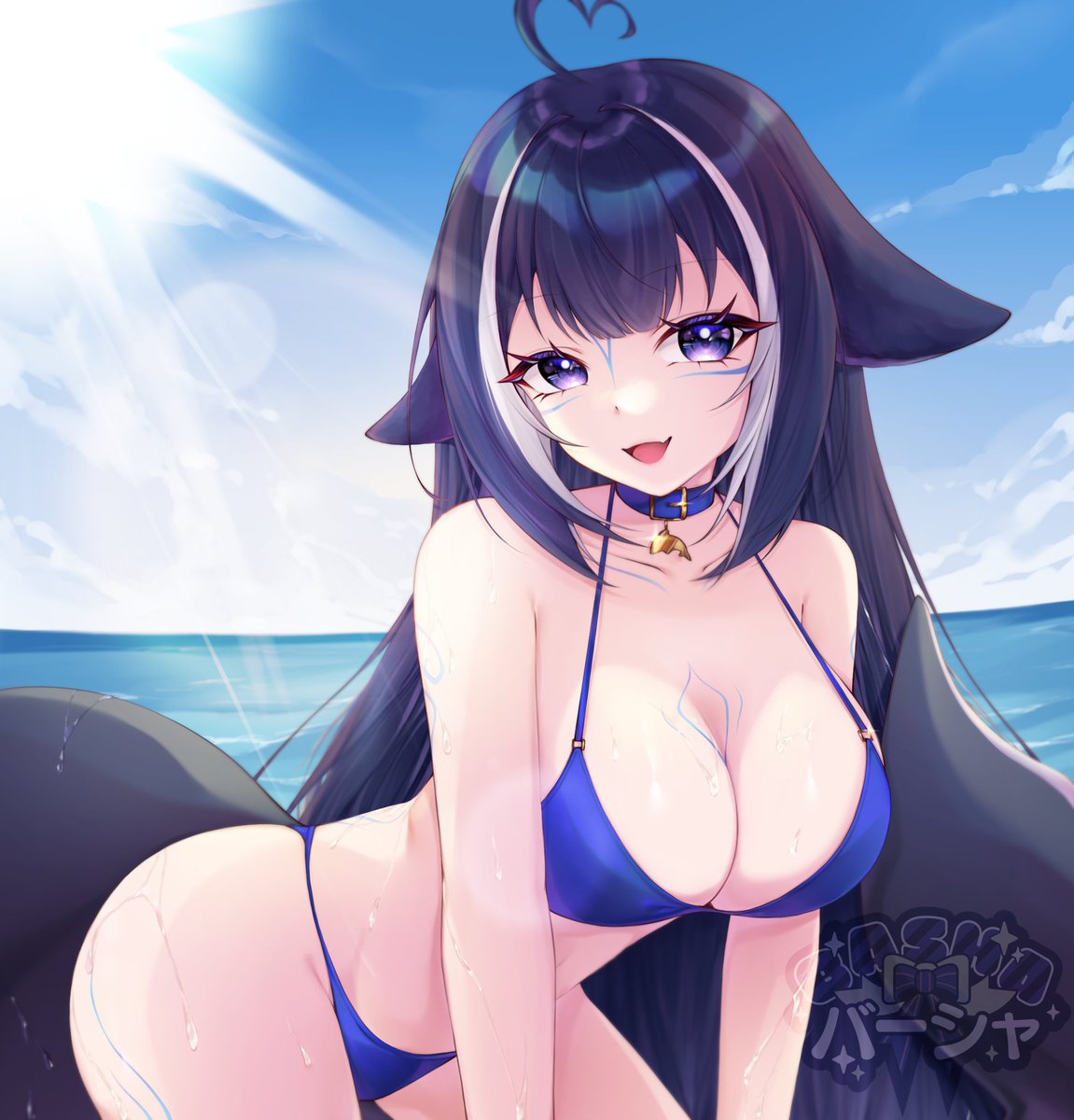 basha_bash_bash's tweet image. 💙💜💙

  #ShylilyArt