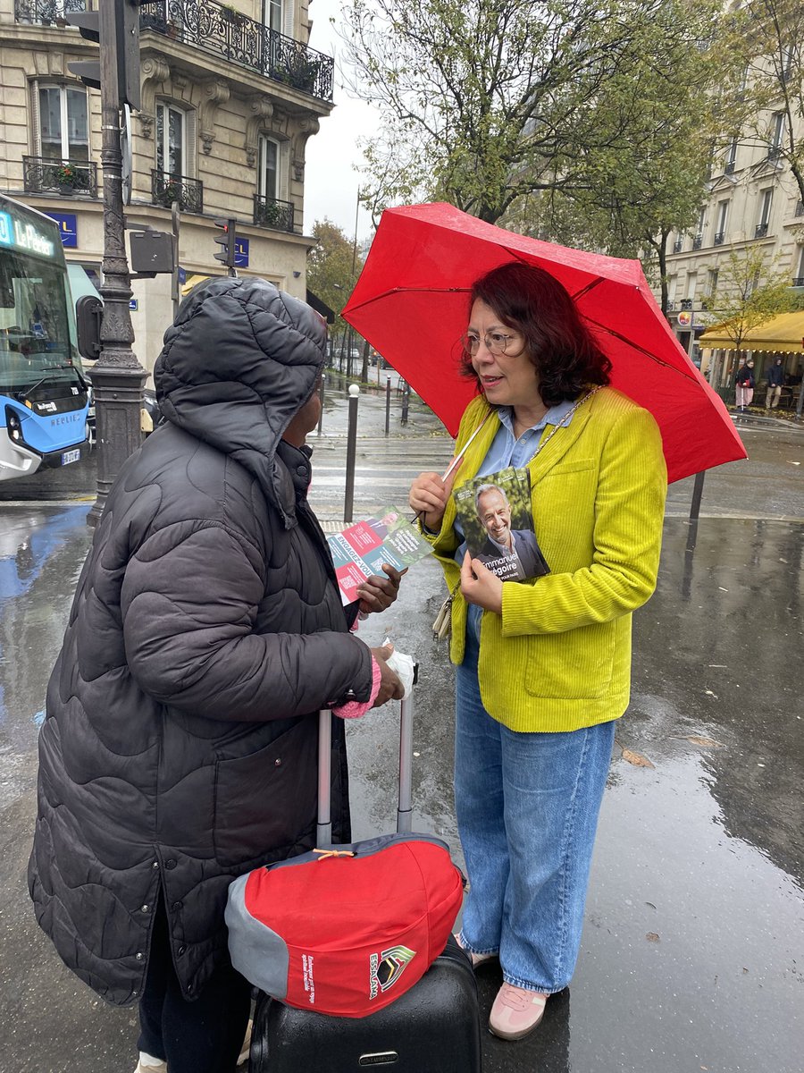 mayaakkari's tweet photo. Accueil très positif ce matin sur la candidature de @egregoire pour #Paris2026 🌹 https://t.co/fT7k9iJzpK