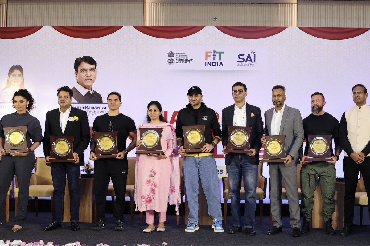 NishaVidhyarthi's tweet photo. Celebrating fitness, wellness, and the spirit of a healthy India! 🇮🇳
The National Fitness &amp; Wellness Conclave brings together leaders, innovators, and citizens to inspire a culture of active living. Together, let’s make fitness a lifelong movement. 💪 #Fitindia https://t.co/kd8lDZ0EWD