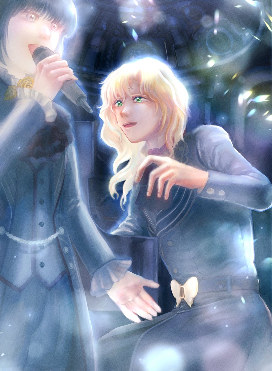 #描きマスMOIW2025 
プロデューサー名：苔娘。（こけむすめ）
Altessimo　都築圭

神楽麗ソロ『オーロラ・モーメント』のピアノを弾くイメージで。