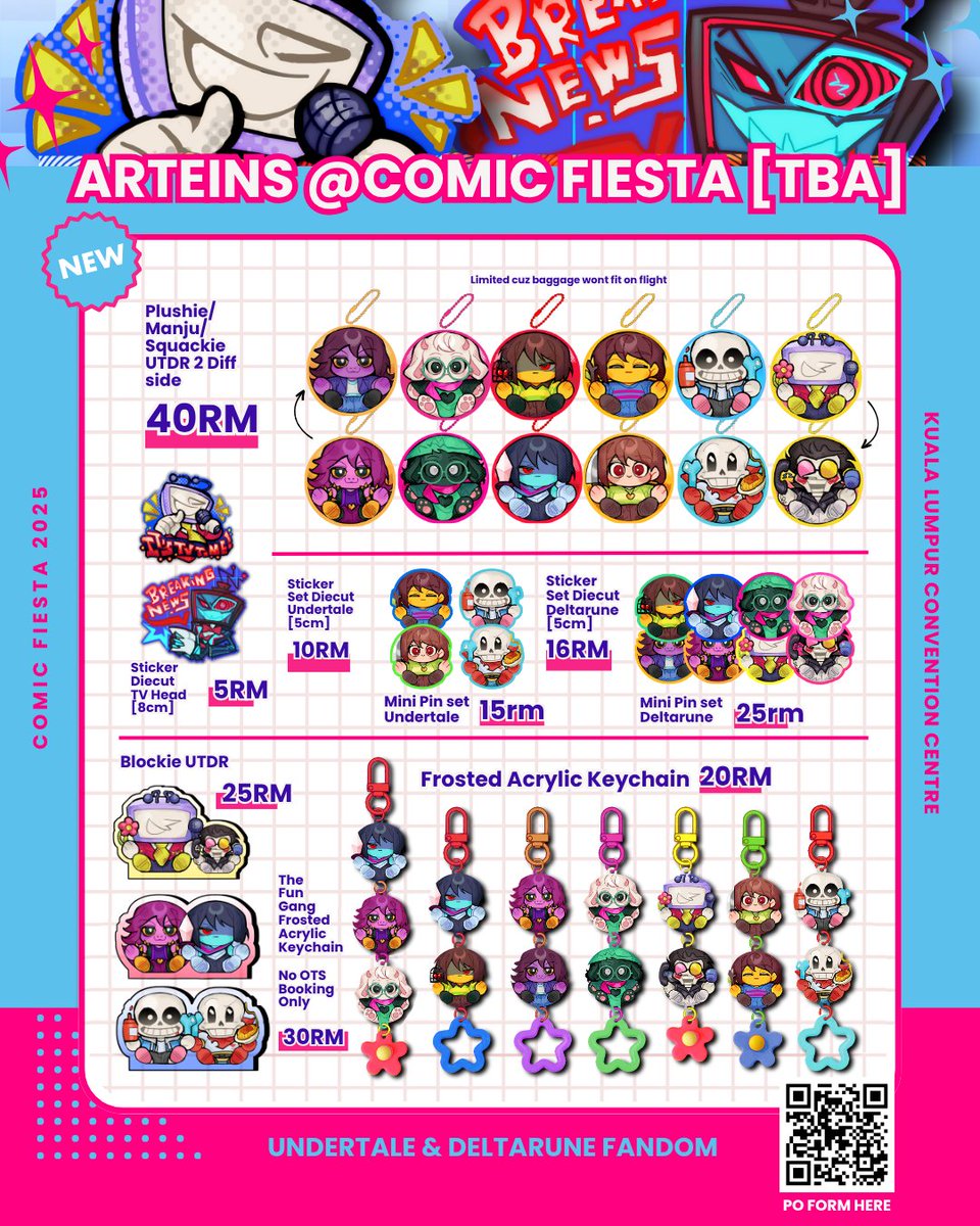 Eints01's tweet image. 🌻𝘼𝙧𝙩𝙚𝙞𝙣𝙨 𝘽𝙤𝙤𝙠𝙞𝙣𝙜 𝙛𝙤𝙧 Comic Fiesta🌻 (1/4) 

📌 CF2025 PO booking 8 - 13 Nov 
(will limited extend after CF21)
📍𝗕𝗼𝗼𝘁𝗵 𝗻𝘂𝗺𝗯𝗲𝗿 : Arteins [TBA]
🛒Booking option : TNG
🔗 : On coment

🔁+💗 𝙨𝙝𝙖𝙧𝙚𝙨 𝙖𝙥𝙥𝙧𝙚𝙘𝙞𝙖𝙩𝙚𝙙!
#comicfiesta2025 #CF2025