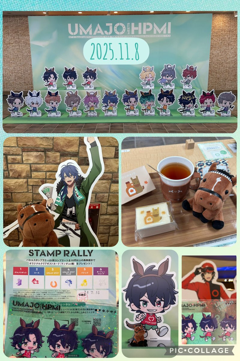 31kanari's tweet photo. 🎤🐎行ってきまし���！朝一で行ったのにグッズもセミナーも逃し悲しかったのですが、🐎の走る躍動感にときめいたし、🐎ぬいは愛おしいし、行楽日和で広々とした空間をラリーするの気持ち良かったし、結果とても楽しかったです✨カードも🦉で幸🫶次は諸々勝ち取ることを願って……！ https://t.co/R5nTT6x35I