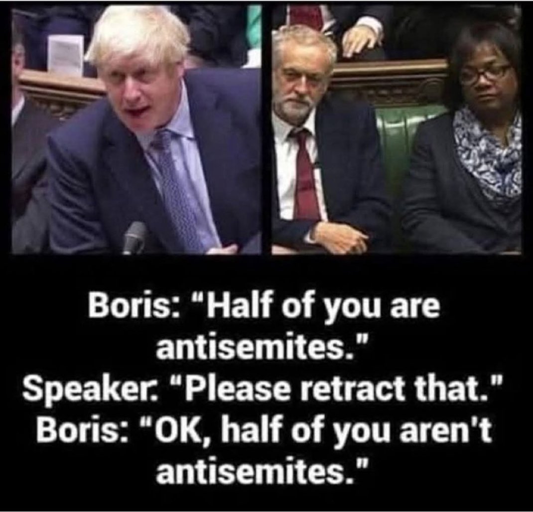 SteveSheasby's tweet image. THE BOSS: On the attack,  and defence at the same time. 

#BringBackBoris @Conservatives