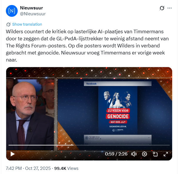 Repelsteeltje21's tweet photo. De hetze tegen @DilanYesilgoz loopt momenteel de spuigaten uit.
Tijdens de campagne werden posters van haar verspreid waarop PvdA'ers haar beschuldigden van medeplichtigheid aan genocide, nu MOET ze in een regering stappen met diezelfde club.🤡
Lekkere mentaliteit.🚮 https://t.co/Ml2zgmSf5B