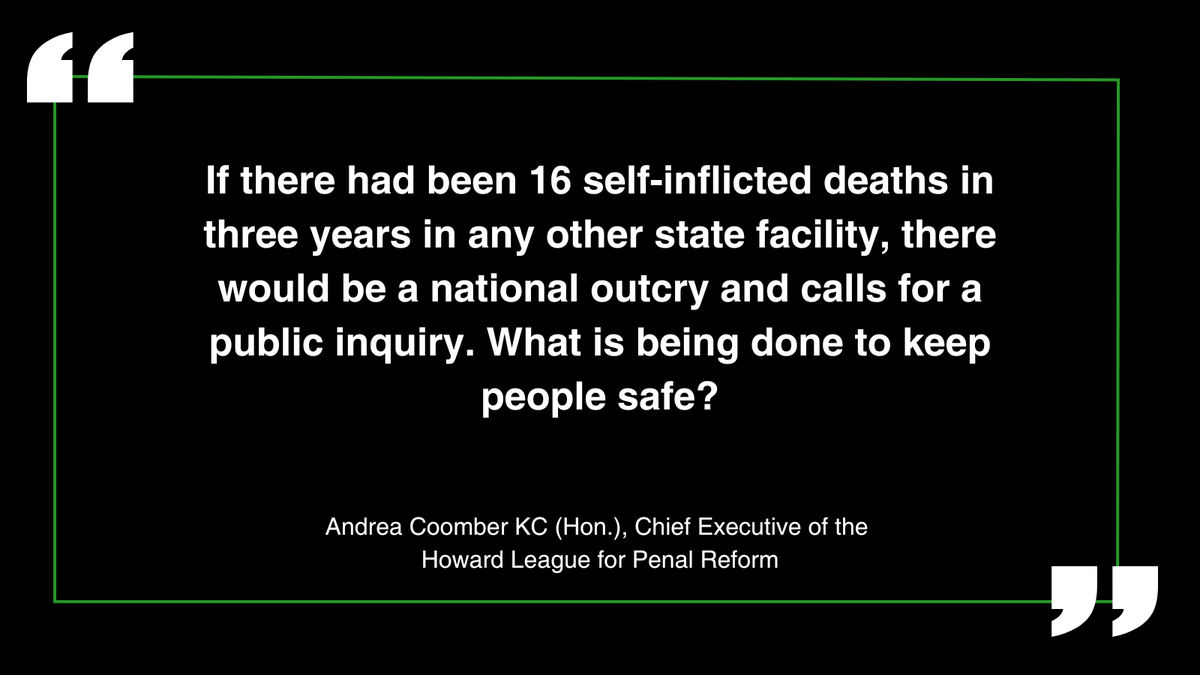 TheHowardLeague's tweet photo. At the end of September, Leeds prison had room for 641 men but was being forced to hold 1,092.

Chronic overcrowding has tragic consequences: https://t.co/neBx8ThaeH https://t.co/UqTIZOJvv8