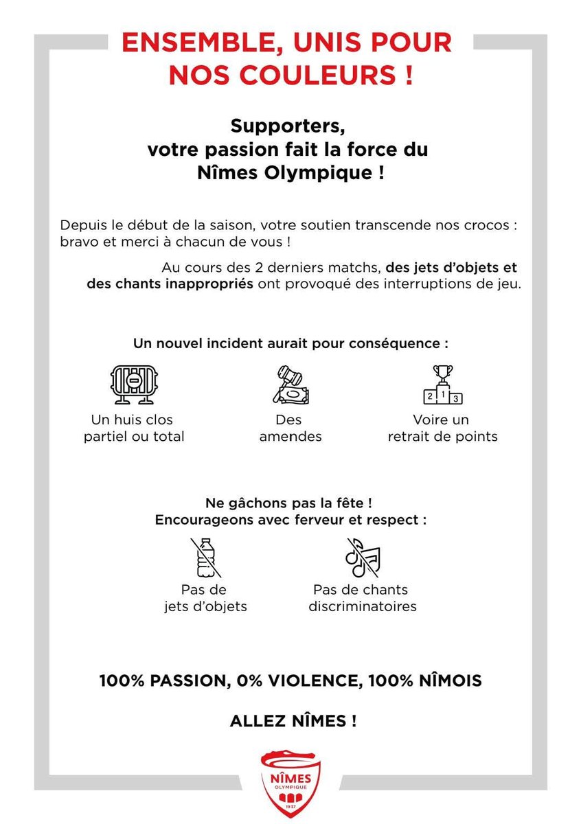 Collectif Sauvons Nîmes Olympique / CrocoSocios tweet media