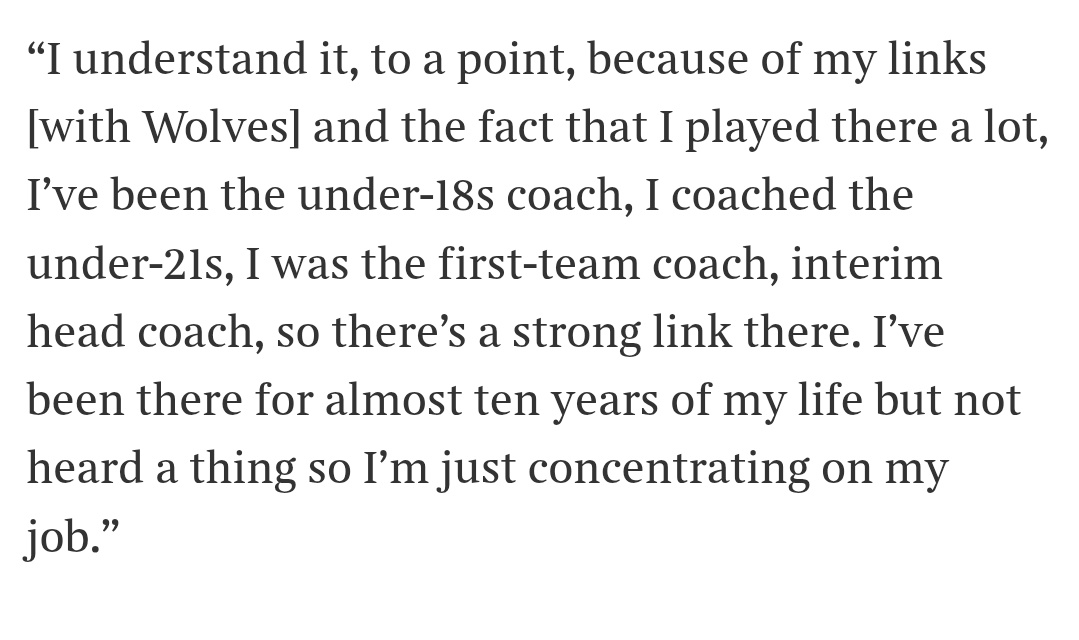 Alright "Rob", we get the point.

"Because of my links... my official club bedding at home, the fact I was a ballboy there, Steve Bull is my godfather, the large tattoo of a Wolves badge framing my anus... and so on."