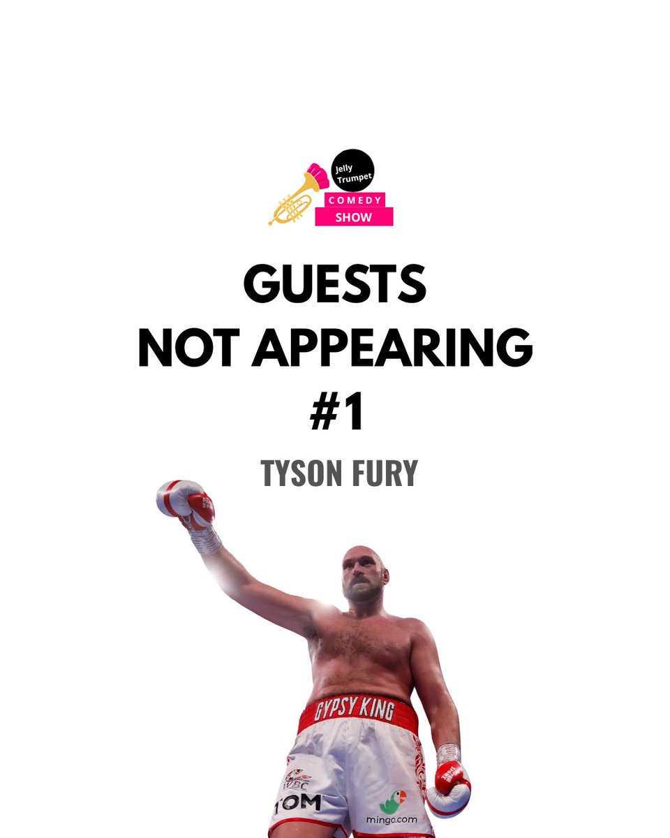 JellyTrumpet's tweet image. Celebrity Guests 7 Questions in 7 Minutes

For various reasons they don&apos;t quite appear.

So we almost meet Tyson talking about his collection of self made macrame bracelets...

#ComedyPodcast #ScriptedComedy #PodcastHumor #FunnyPodcast #ComedyShow