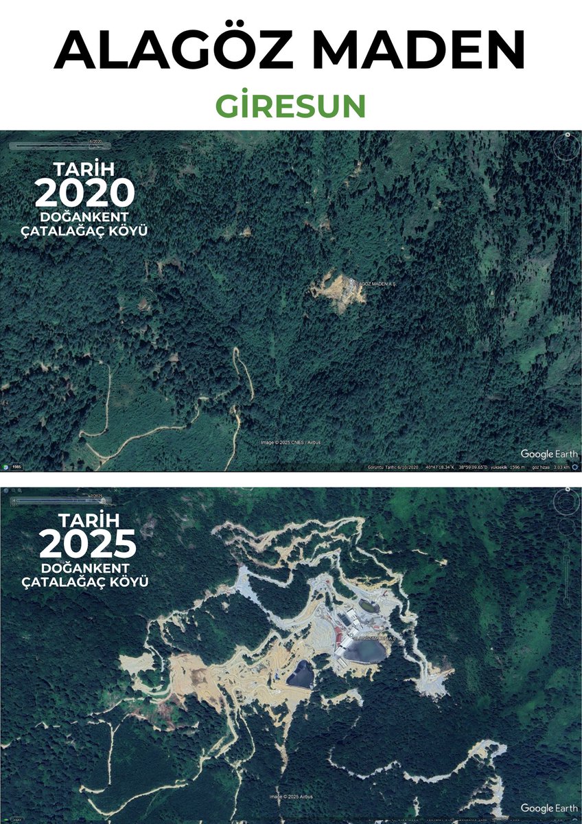 AKP Milletvekili Cantürk Alagöz'ün eseri...

Alagöz'ün madeni Giresun'un dağlarını oyuyor, toprağını, suyunu zehirliyor!