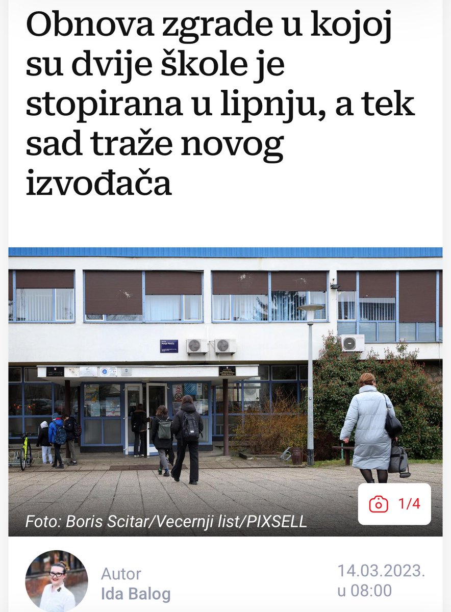 Glava u pijesku oko škola koja je od potresa postala slučaj. Radovi kasne, roditelji bez informacija, a Grad šuti.

Kad nastane problem – bilo u školi, vrtiću ili domu zdravlja, gradska uprava se ponaša kao noj: gura glavu u pijesak i pravi se da je sve u redu.

Građani zaslužuju