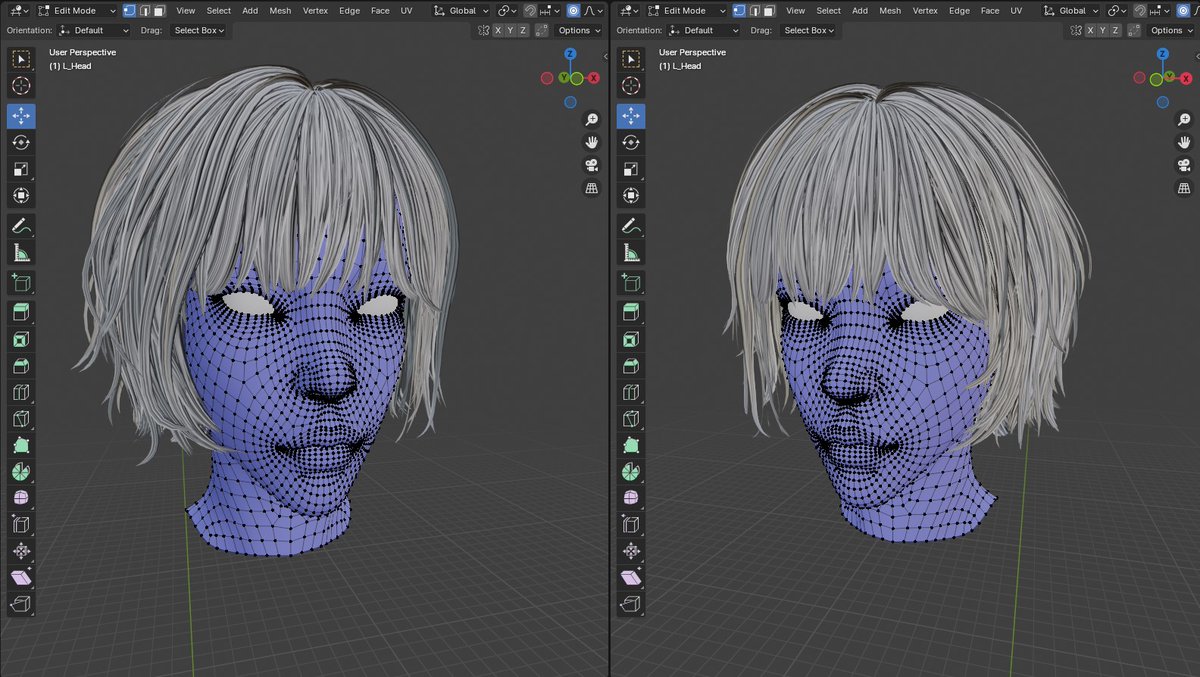 #blender #hair