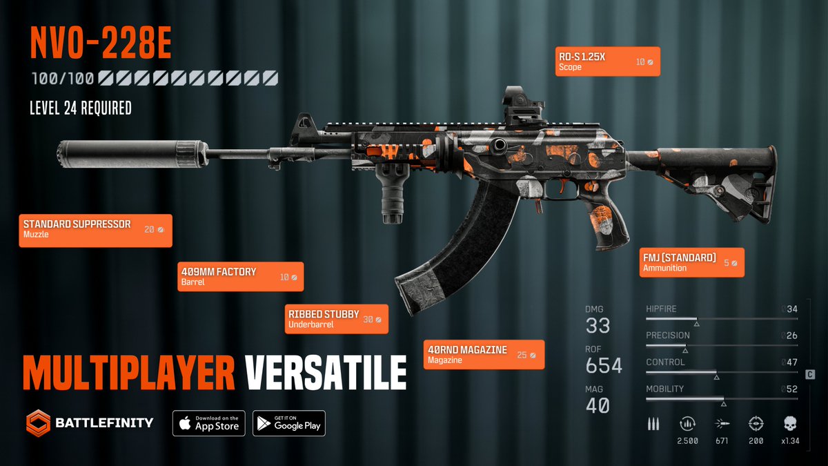 BattlefinityGG's tweet photo. 🔥BEST NVO LOADOUT FOR BF6 MULTIPLAYER!🔥

This Assault Rifle is easily one of the best weapons in multiplayer right now! It hits hard in the close to mid range and has easy recoil control! Definitely my personal favorite! https://t.co/H54Dp3mHGu
