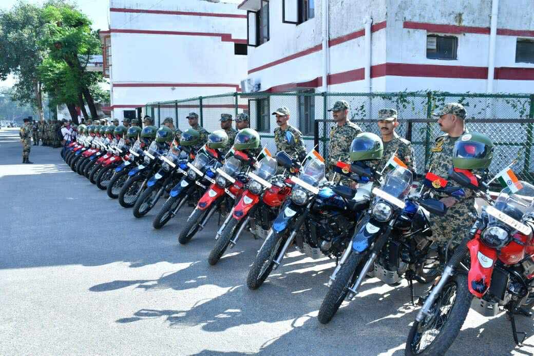 paramilitary_m's tweet image. The countdown begins!
Curtain Raiser at Paloura Camp set the stage for the grand BSF Motorcycle Rally &amp;amp; Jammu Marathon 2025.
Flag-off on 9th Nov by DG BSF Shri Daljit Singh Chawdhary, IPS.
#BSFBIKERALLY
#BSFJAMMUMARATHON
#BSF4DRUGSFREEINDIA