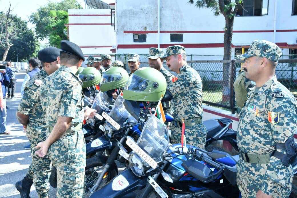 paramilitary_m's tweet image. The countdown begins!
Curtain Raiser at Paloura Camp set the stage for the grand BSF Motorcycle Rally &amp;amp; Jammu Marathon 2025.
Flag-off on 9th Nov by DG BSF Shri Daljit Singh Chawdhary, IPS.
#BSFBIKERALLY
#BSFJAMMUMARATHON
#BSF4DRUGSFREEINDIA