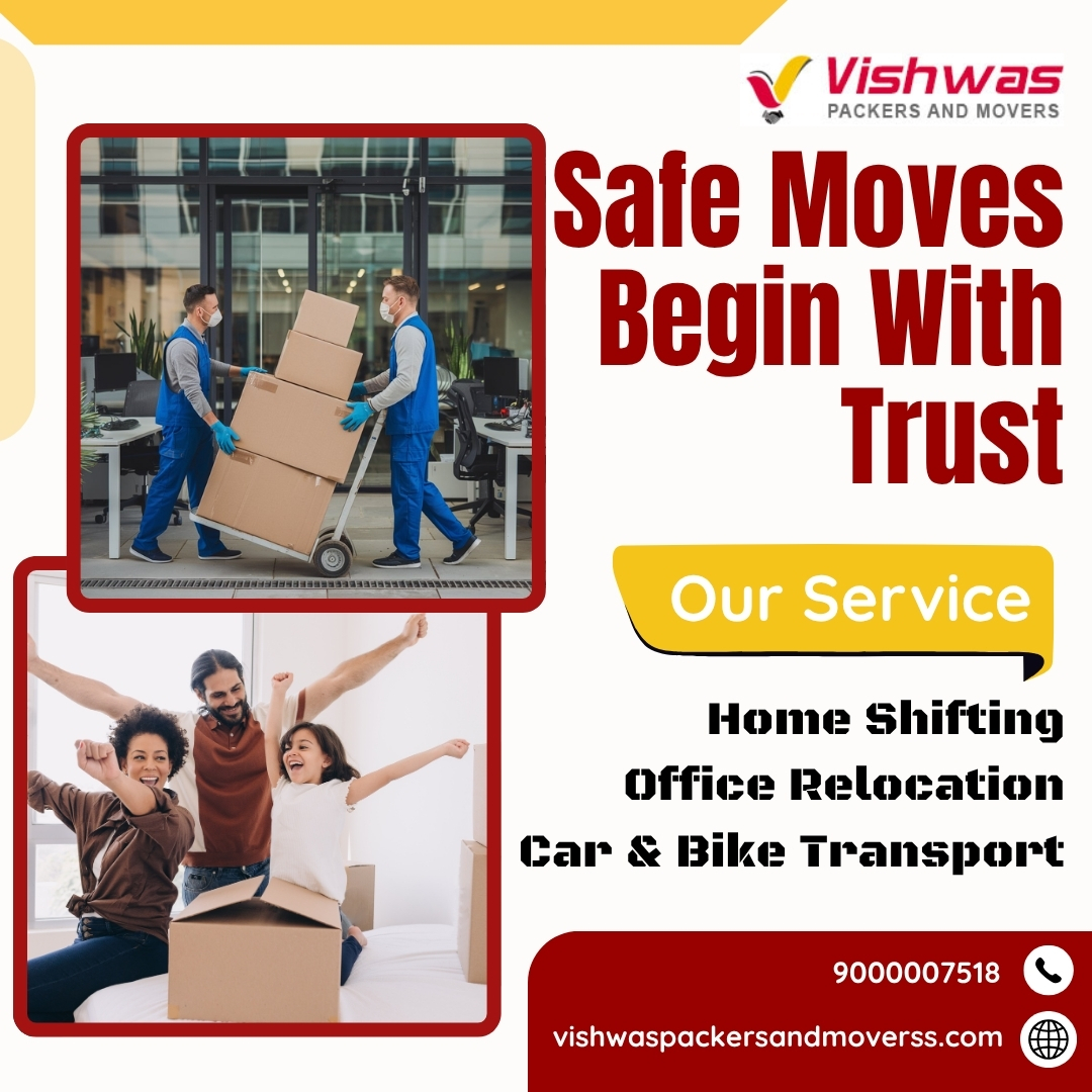 vishwasmovers's tweet image. Moving soon? 🚚
Let the experts at Vishwas Packers and Movers handle your relocation with care, precision, and trust.
📞 9000007518 |🌐 vishwaspackersandmoverss.com
#VishwasPackersAndMovers #SafeMoves #TrustedMovers #RelocationExperts #PackersAndMovers #HomeShifting #OfficeRelocation