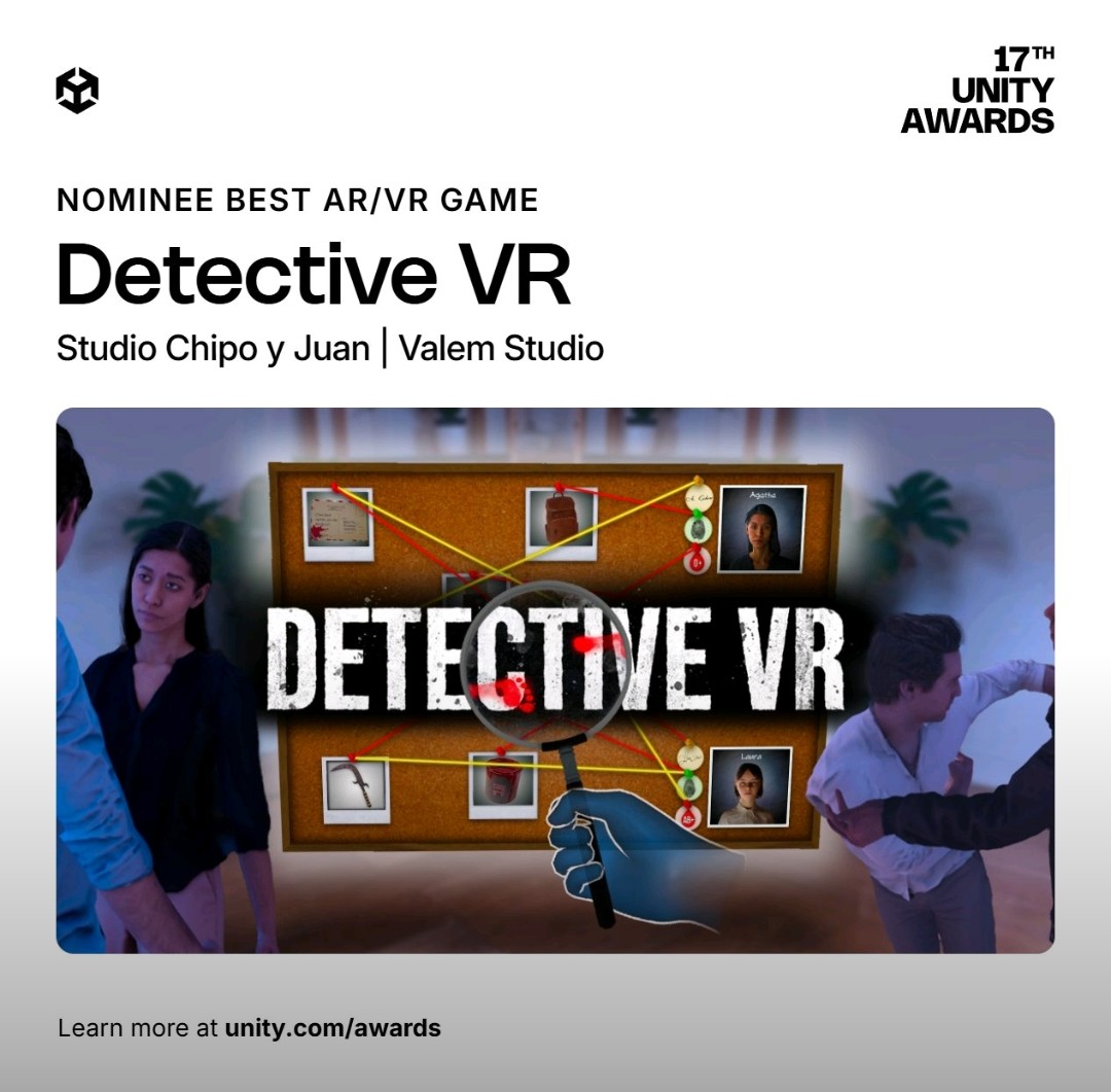 🎉 Our Mixed-reality game has been nominated for a Unity Award! 🎉

It’s a huge honor to see our indie game recognized among such incredible titles !

👉 You can vote for us here: awards.unity.com/vote/category/4

Thank you so much for your support and for believing in indie XR! 💛