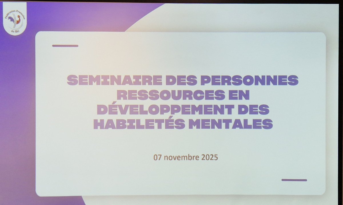 david26_26's tweet photo. 📌 Hier, c'était le séminaire des personnes ressources en développement des habilités mentales à la @FedFranceSki 🇨🇵 à Annecy !
MENTAL PROCESS 
https://t.co/y74i6a74Yh
#ffs #ski #snowboarder #biathlon 
#preparationmentale #sport #coaching #preferencesmotrices #coachingdequipe https://t.co/ECMrCIEd6b
