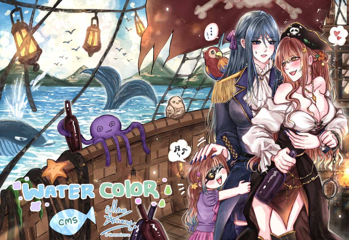 Memeanimeow's tweet image. 🌺rts are appreciated🙏🏻❤️
รับวาดปกนิยายแบบสีน้ำ 3 คิวค่ะ ได้รับงานเดือนพ.ย.-ธ.ค.
🏴‍☠️งานสีน้ำ 1 ตัวละคร รวมพื้นหลัง ราคา 2000 บาท
🐟งานสีน้ำ 2 ตัวละคร รวมพื้นหลังราคา 3500 บาท
ราคานี้รวมเชิงพาณิชย์แล้วค่ะ สนใจสอบถามได้นะคะ🙏🏻🥰
#commissionopen #commissionTH #รับวาดปกนิยาย #รับวาดรูป