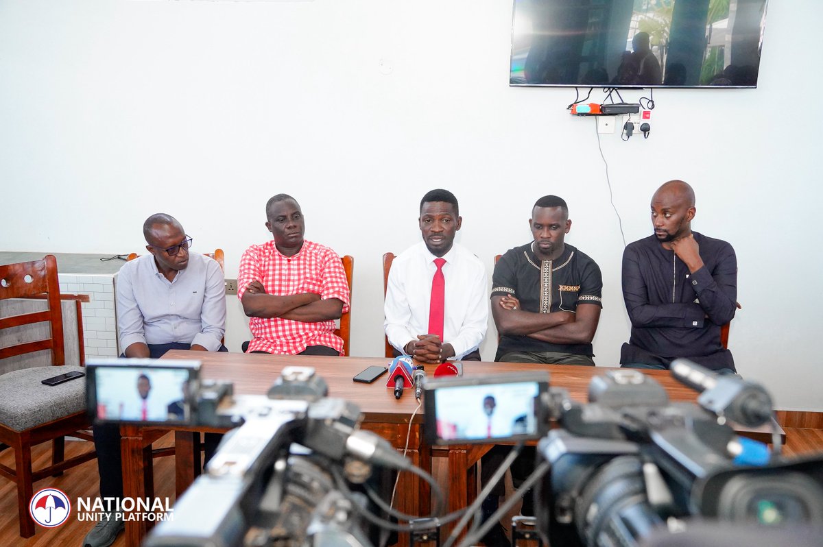 We have briefed the media about the unfortunate events that occurred yesterday evening as we headed to Bwizibwera for our scheduled campaign. 

Over 100 of our comrades were brutally arrested and are being detained by the regime police at Mbarara Central Police Station on yet to