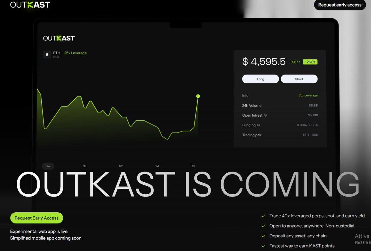 This is crazy 😳
<a href="/KASTcard/">KAST (old)</a> is dropping a new DEX with Hyperliquid 💥
Early access for the first 10K + points → tokens 💰
Don’t miss it 👇
outkast.xyz/?r=rSX1h

#Crypto #KAST #Airdrop #DeFi #Blockchain #Web3 #PassiveIncome