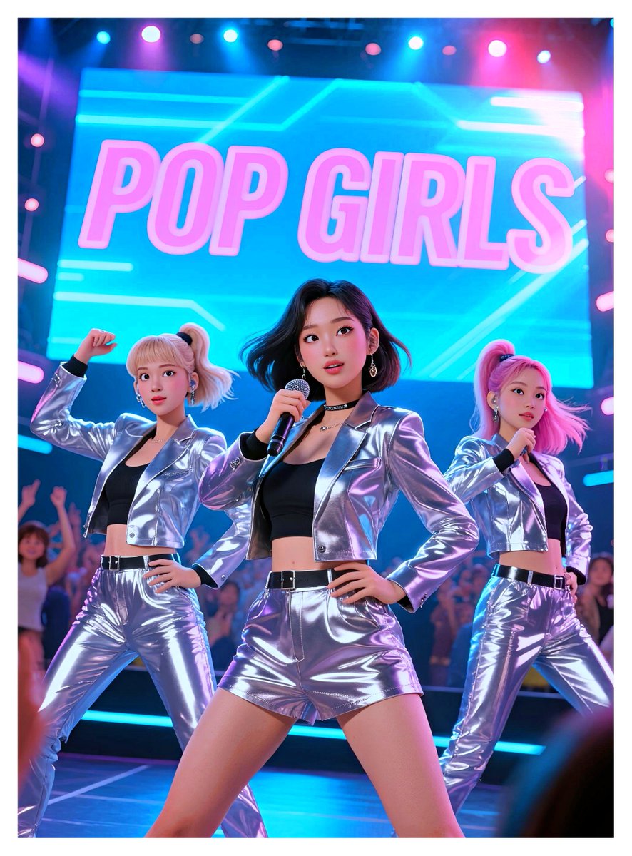 Pop Girls Weekend Live ③

テクノとポップスを融合した近未来風の
サウンド＆ビジュアル演出で人気を誇る
3人組ガールズユニット🌐🩵