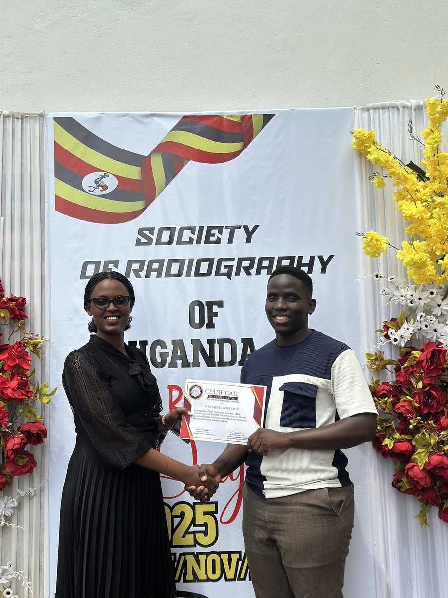 chsmursa's tweet image. As we celebrate Radiography today; @chsmursa won the Society of Radiography Uganda inter institutional quiz at the ongoing conference held @Makerere 
Congrats to the team 🥳🎊