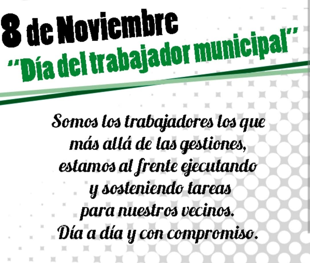 Feliz día. Gracias por el compromiso permanente!