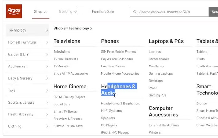 SellBlueprint's tweet photo. Every main menu category should be clickable.

Users expect “Shop”, “Men”, or “Home” to open the dropdown and lead to a full category page (“Shop All”).

When it’s just plain text, they click, nothing happens → frustration.

A simple link adds clarity, consistency, and trust. https://t.co/sGFXRUQTjc