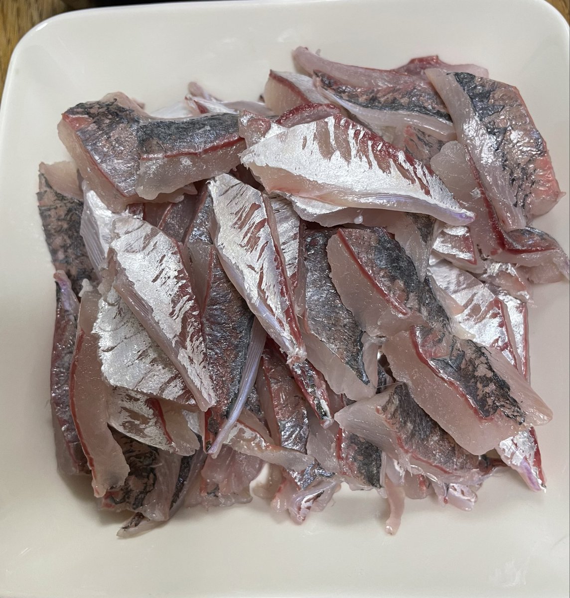 こうなった！

約1時間かかって全て刺身に。。