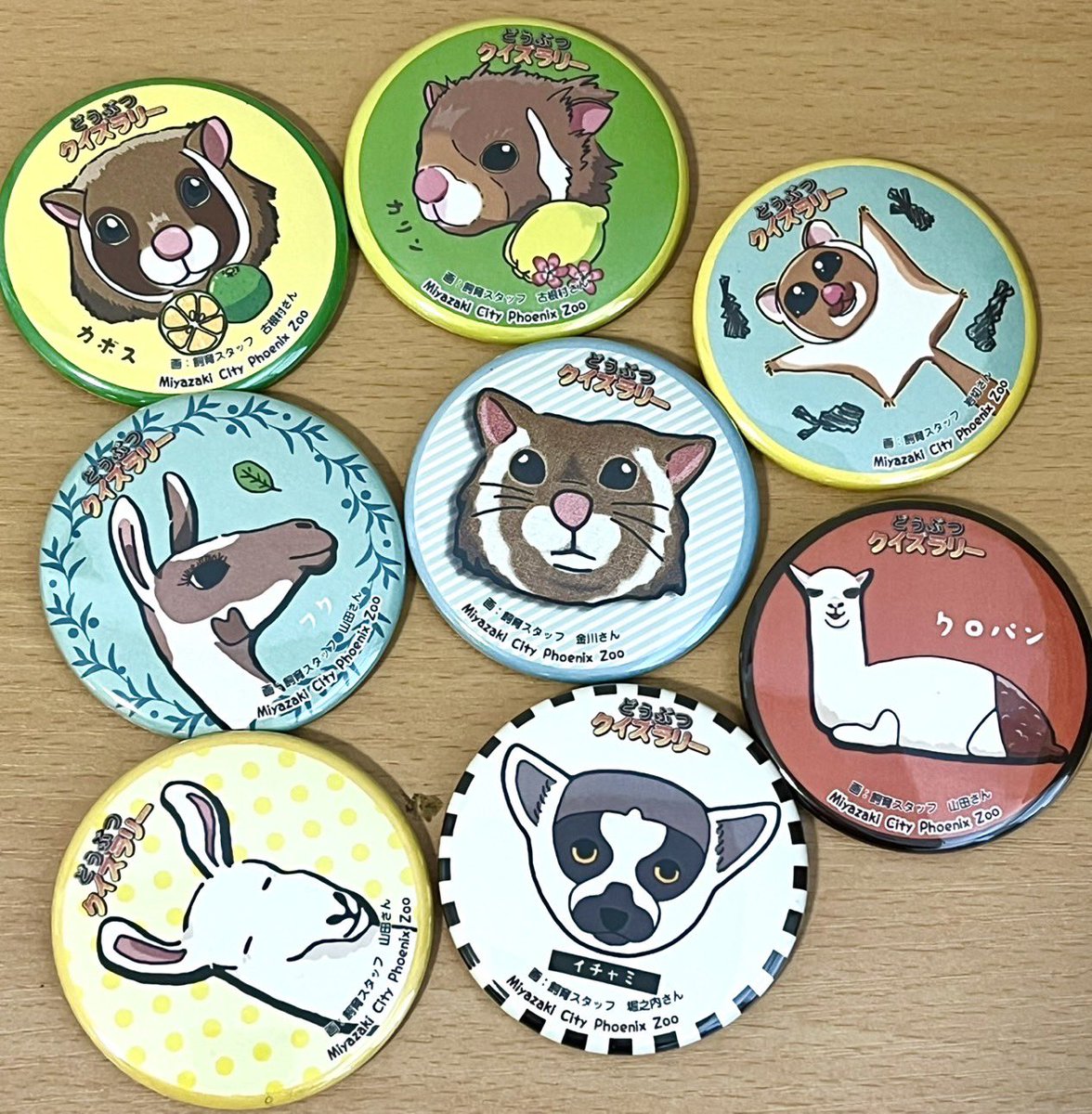 どうぶつクイズラリー が新しくなりました🆕 今回もらえる缶バッジは全