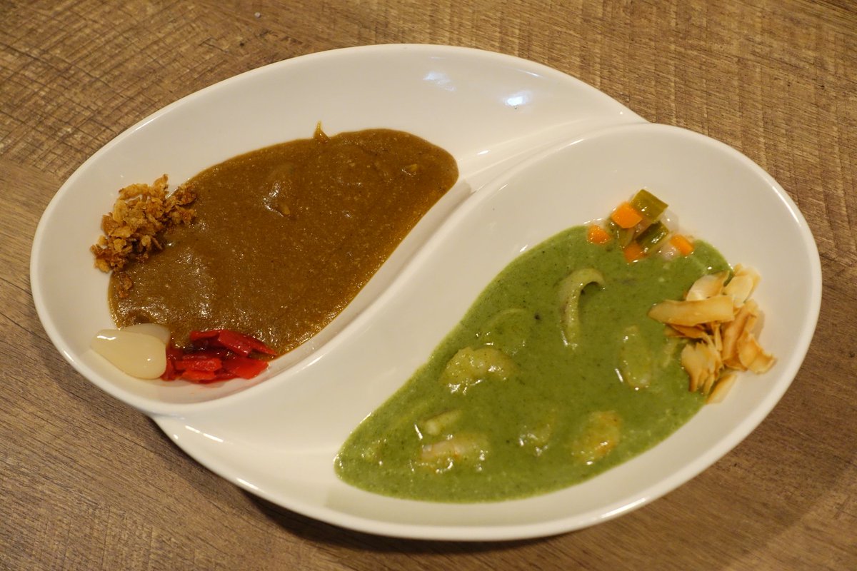 ak_factory's tweet image. spice dining LABOのSPICE LABOカレー、シーフードグリーンカレー、スパイス前菜盛り合わせ
#curry #currystagram #カレー #カレー好きな人と繋がりたい #spicedininglabo #和歌山 #和歌山カレー #和歌山ディナー #和歌山グルメ #くわちゃんねる instagram.com/p/DQyzXbIE4C9/