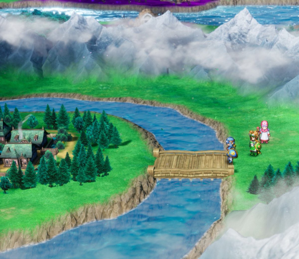 昔からドラクエ2の
「リムルダール」が滅んでたのが気になってた…

リメイク版で復活してる‼️🥹
なんか嬉しいね✨