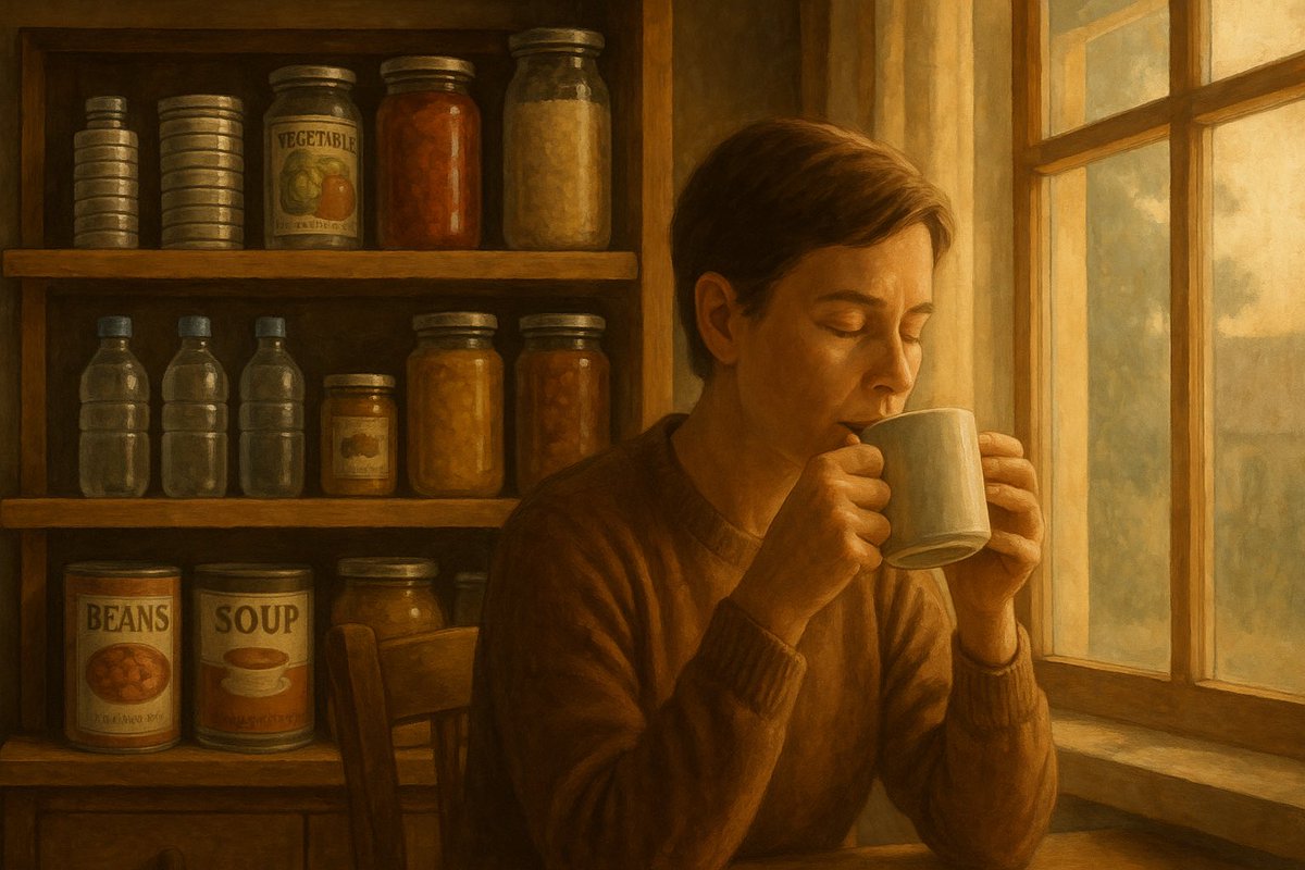 yatirimci_coder's tweet image. Güzel haftasonları 🎊

🥫🪙 Gümüşünü alıp kilerini olası kıtlıklara karşı ağzına kadar doldurduysan, senin için yine güzel bir haftasonu başlıyor demektir.

Kafan rahattır. Artık tek yapman gereken hayatına sakince devam etmek. Her şey yolunda. ☕️

Eğer bunu yapmayı henüz akıl…