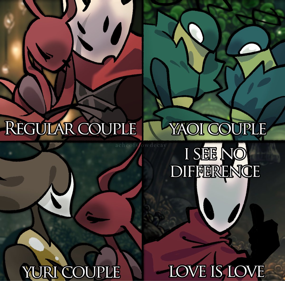 i see no difference, love is love #silksong #hollowkinghtsilksong #silksongfanart