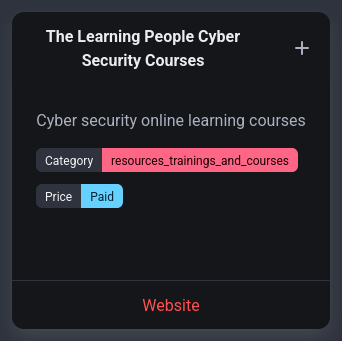 rawsec_cyber's tweet image. New entries were added on the #Rawsec #Cybersecurity Inventory

@noraj_rawsec added

📌 dploot by @_zblurx
📌 PassTester by Elymaro
📌 WhatWaf by Ekultek
📌 The Learning People Cyber Security Courses by @tlp_tweets

inventory.raw.pm
