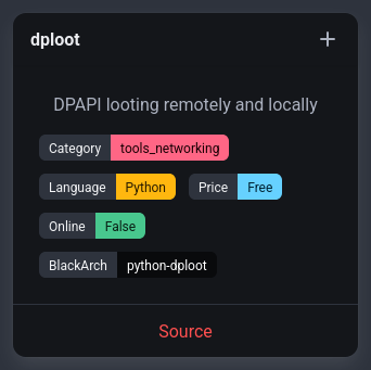 rawsec_cyber's tweet image. New entries were added on the #Rawsec #Cybersecurity Inventory

@noraj_rawsec added

📌 dploot by @_zblurx
📌 PassTester by Elymaro
📌 WhatWaf by Ekultek
📌 The Learning People Cyber Security Courses by @tlp_tweets

inventory.raw.pm