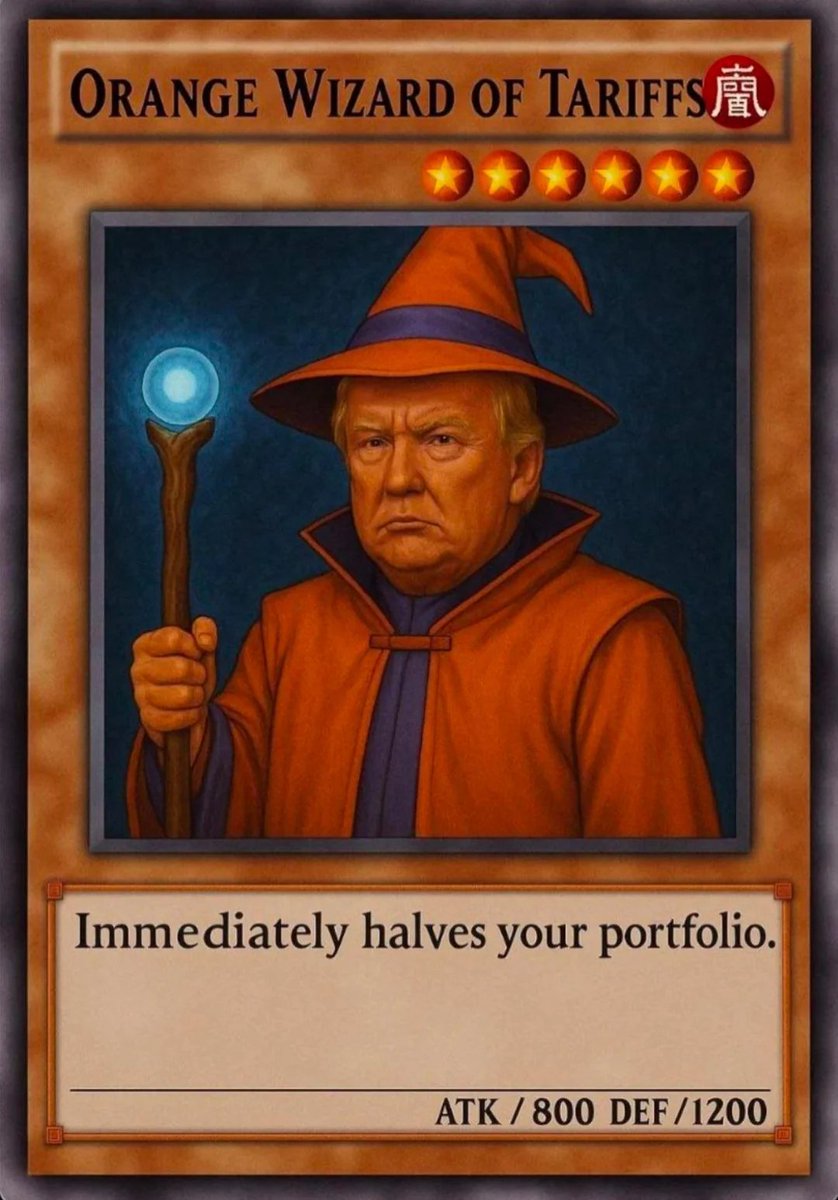 DaDai_Space's tweet image. Crypto meme series:                     
Wizard of tarrifs, oozing around
#CryptoAcademy 

#CryptoSignals #Bitcoin #Altcoins #Blockchain #CryptoTrading #HODL #DeFi #NFT #Bullish #BearMarket #TradingTips #CryptoMeme #AltSeason #CryptoCommunity #DayTrading #Web3 #ETHd