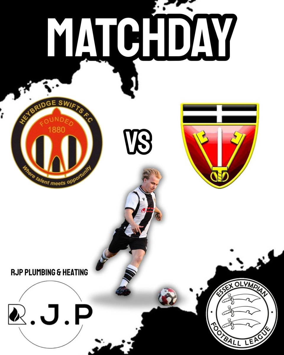 Matchday 💪🏼

With <a href="/officialswifts/">Heybridge Swifts FC</a> on the road today we’re at home for something more local, so come and support the reserves ⚫️⚪️

We face <a href="/OSFC_FND/">Old Southendian</a> Reserves today looking to make it 3 wins in a row 💥

🕥 2.00 KO
📍CM9 8FJ
🏆 <a href="/eofl/">eofl</a> Div 2
🍻🍔 Bar &amp; Kitchen open
🎟️ Free entry