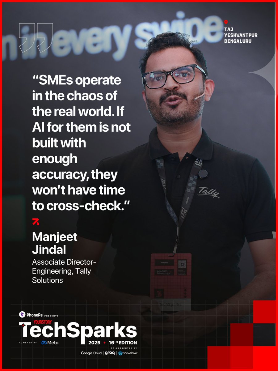 YourStoryCo's tweet image. Designing a software solution for small and medium businesses is no easy feat. SMEs want software that, firstly, does not hinder them from running their business.

So, what does it take to build a scalable product for SMEs? Manjeet Jindal, Associate Director- Engineering, Tally…