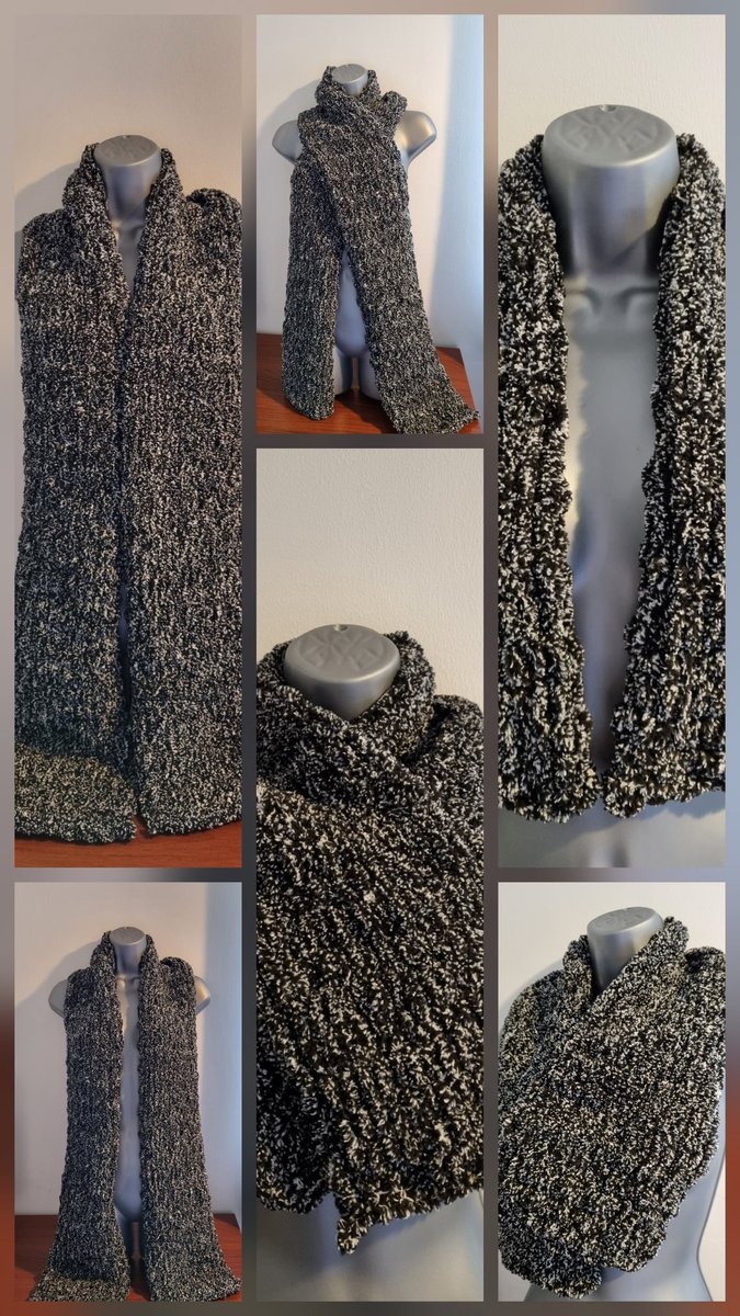 Lisawarman41's tweet photo. Scarf made to order from soft loop yarn wool. Various colours available.
Long scarf 
80 inches length
8 inches width
£15

Small scarf
40 inches length
8 inches width
£8 https://t.co/kl92baKlN3